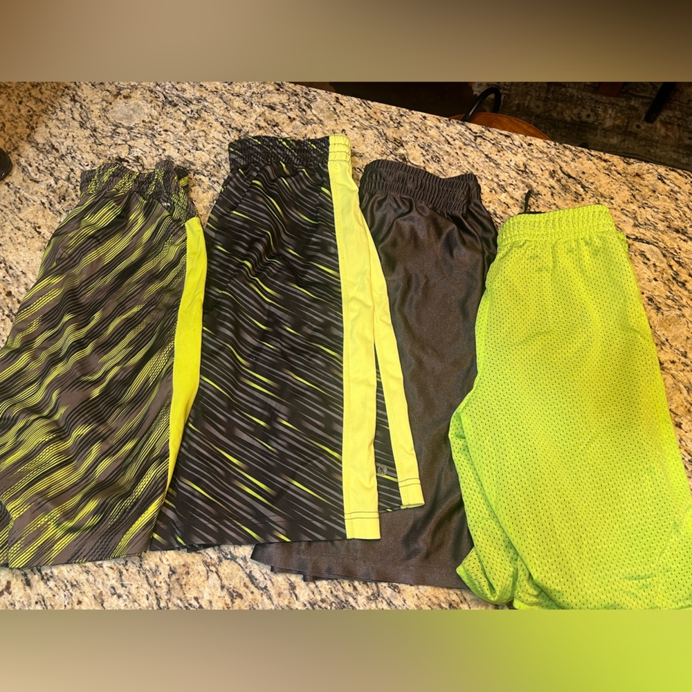 Four pair of athletic shorts - 14/16